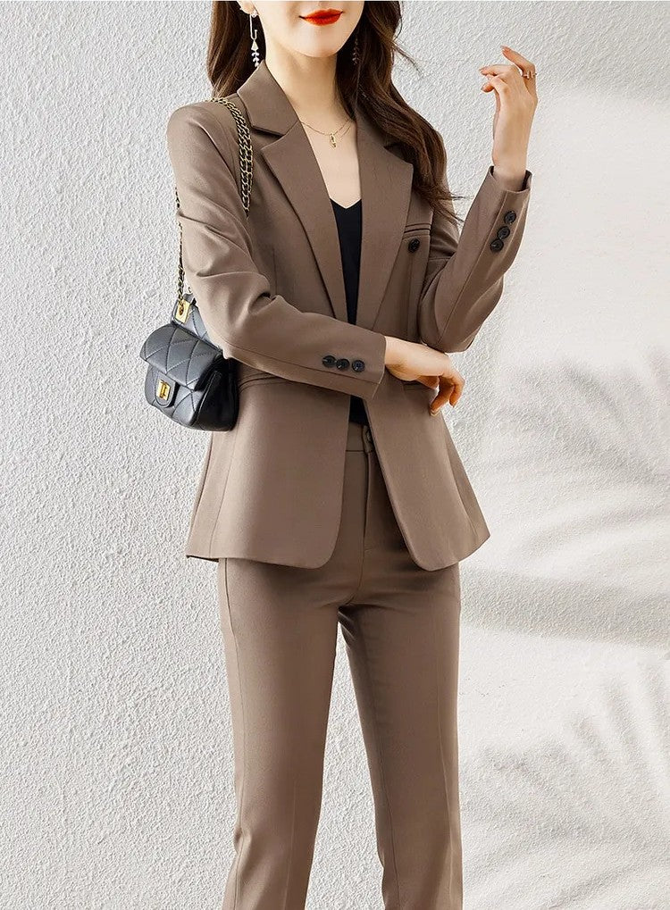 Modern Business Chic Power Suit
