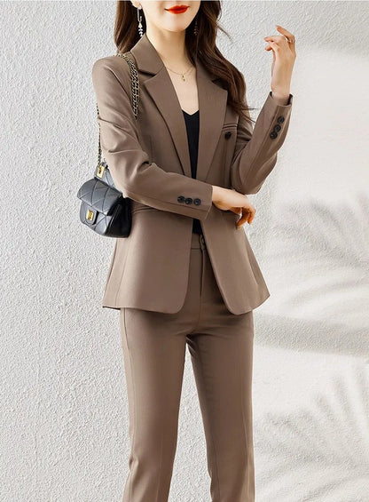 Modern Business Chic Power Suit
